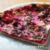 Pizza betterave oignon marjolaine ciboulette 01
